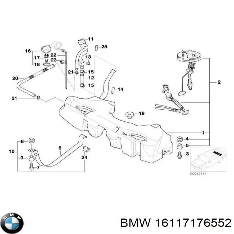 BMW 16117176552 preço, a partir de 269,30 USD