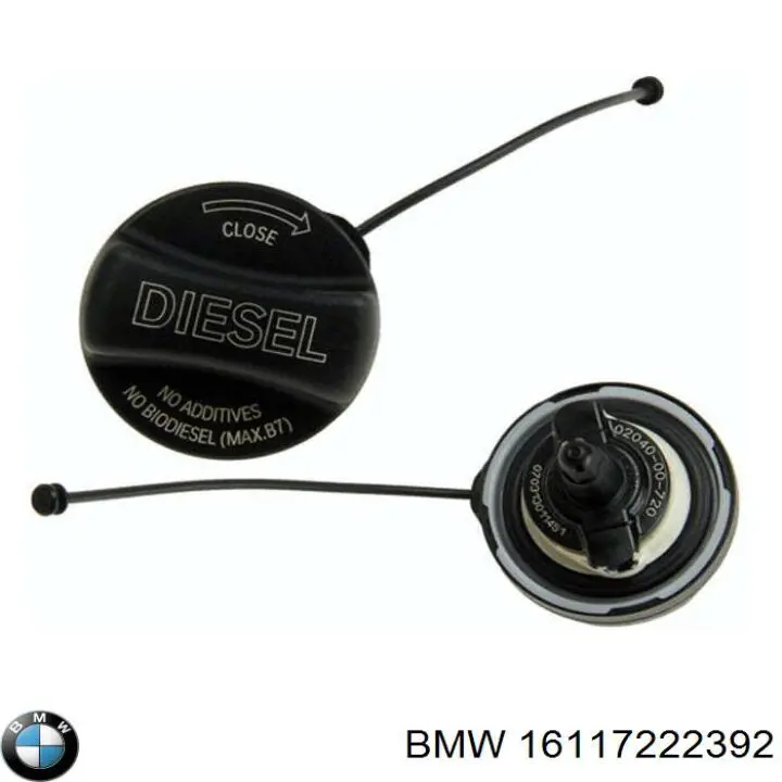 16117222392 BMW Tampa (tampão) do tanque de combustível