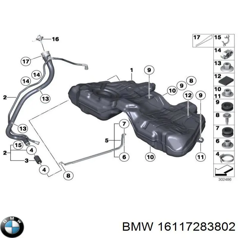Tanque de combustível BMW 3  E92