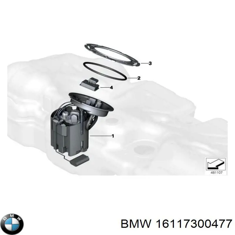 Módulo de bomba de combustível com sensor do nível de combustível BMW 16117300477 preço, a partir de 186,55 USD