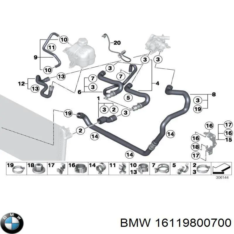  BMW 16119800702 preço, a partir de 64,49 USD