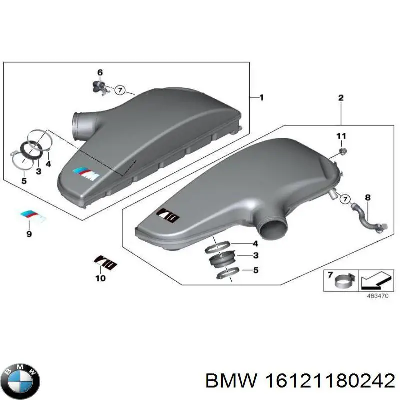 Compre 16121180242 BMW Braçadeira da bota de proteção da cremalheira da direção