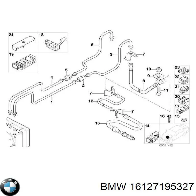  BMW 16127195327 preço, a partir de 9,47 USD