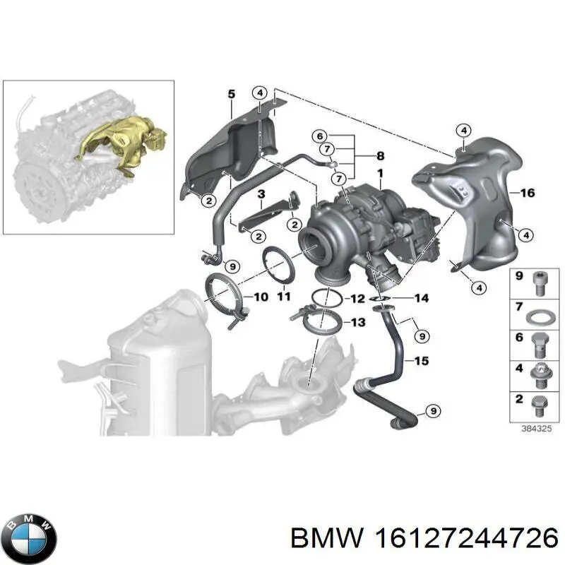 Compre 16127244726 BMW 