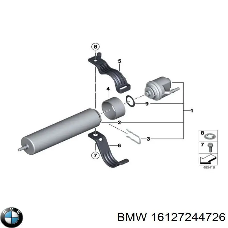  BMW 16127244726 preço, a partir de 80,56 USD