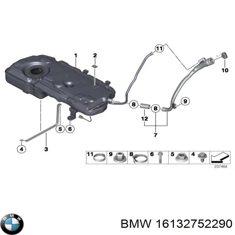 Compre 16132752290 BMW Filtro de combustível