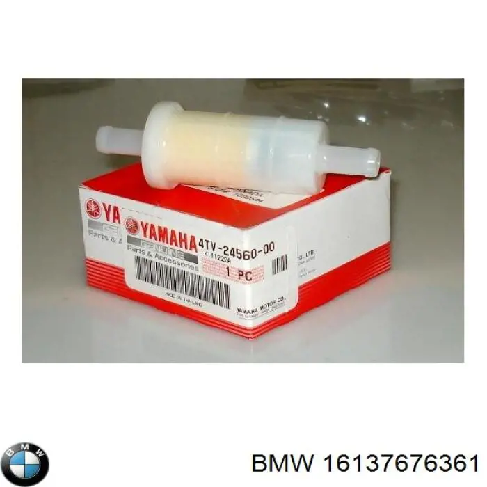 Filtro de tanque dos vapores de combustível 16137676361 BMW