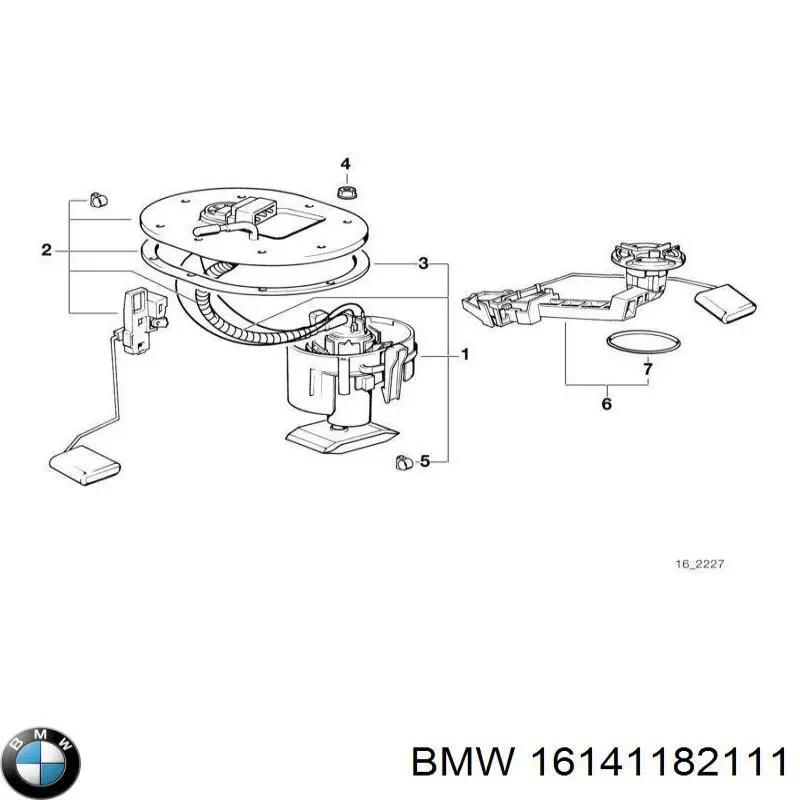 Sensor do nível de combustível no tanque BMW 16141182111 preço, a partir de 72,77 USD