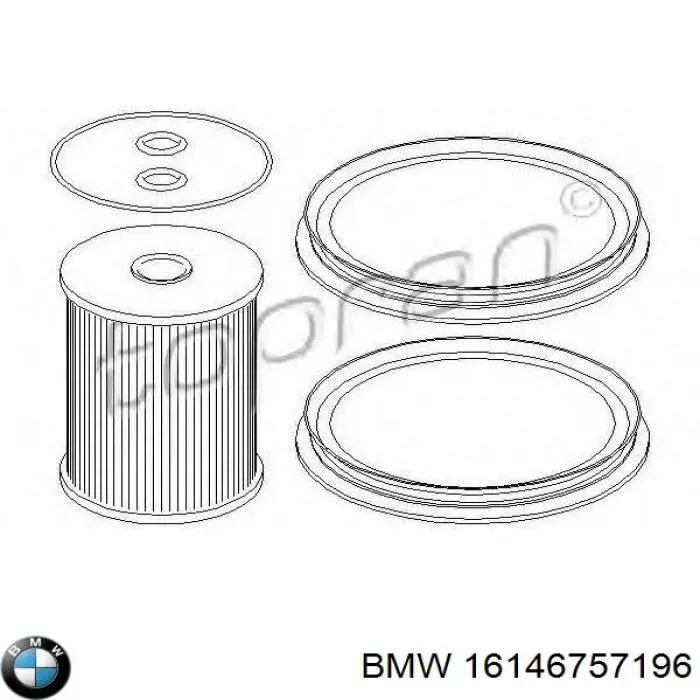 Compre 16146757196 BMW Filtro de combustível
