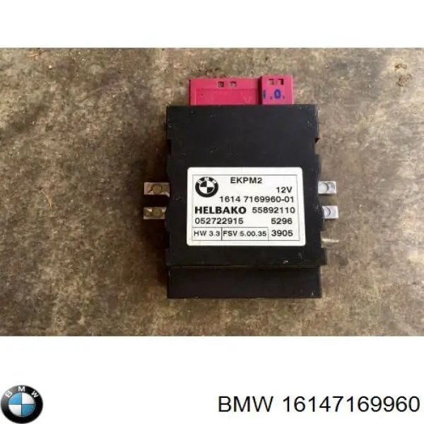 16147169960 BMW Módulo de direção (Centralina eletrônica) da bomba de combustível