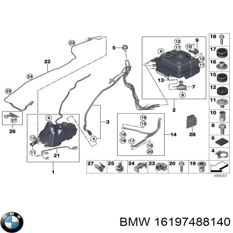 Unidade de controlo AD BLUE BMW 16197488140 preço, a partir de 224,74 USD