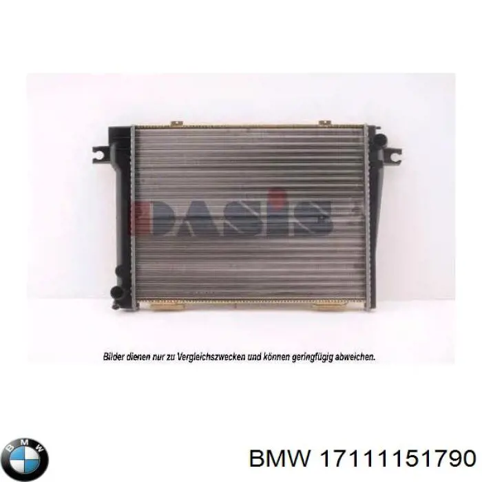 17111151790 BMW Radiador de esfriamento de motor