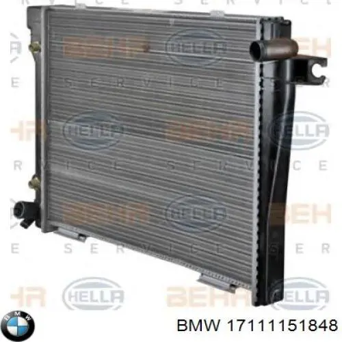 17111151848 BMW Radiador de esfriamento de motor