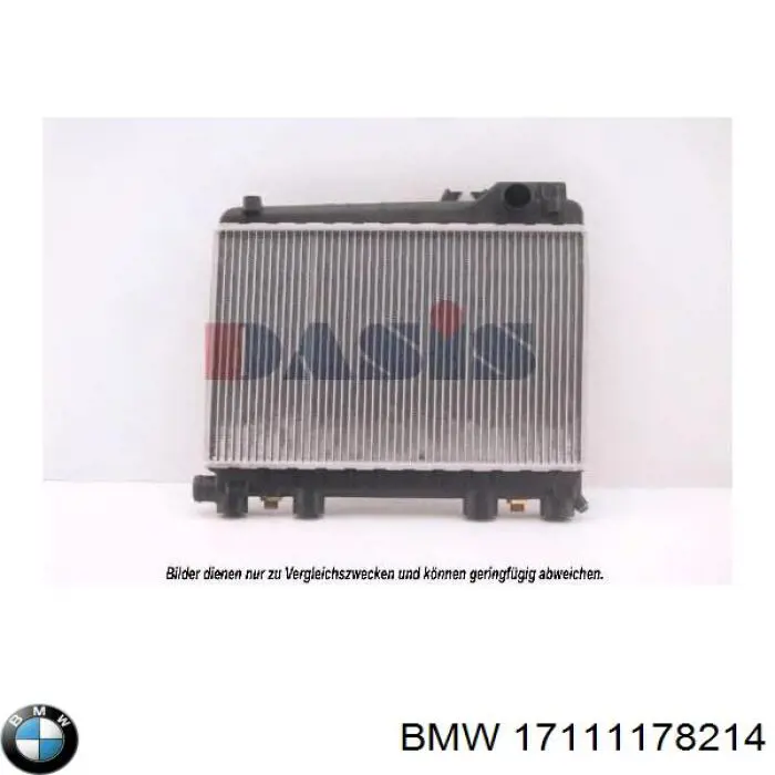 Radiador de esfriamento de motor BMW 17111178091 preço, a partir de 594,54 USD