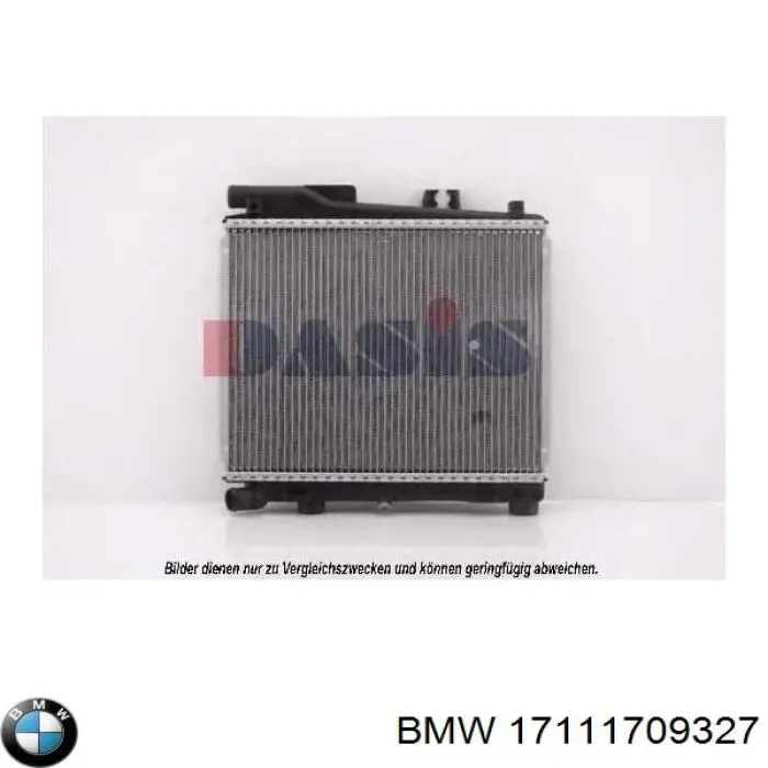 Radiador de esfriamento de motor 17111709327 BMW
