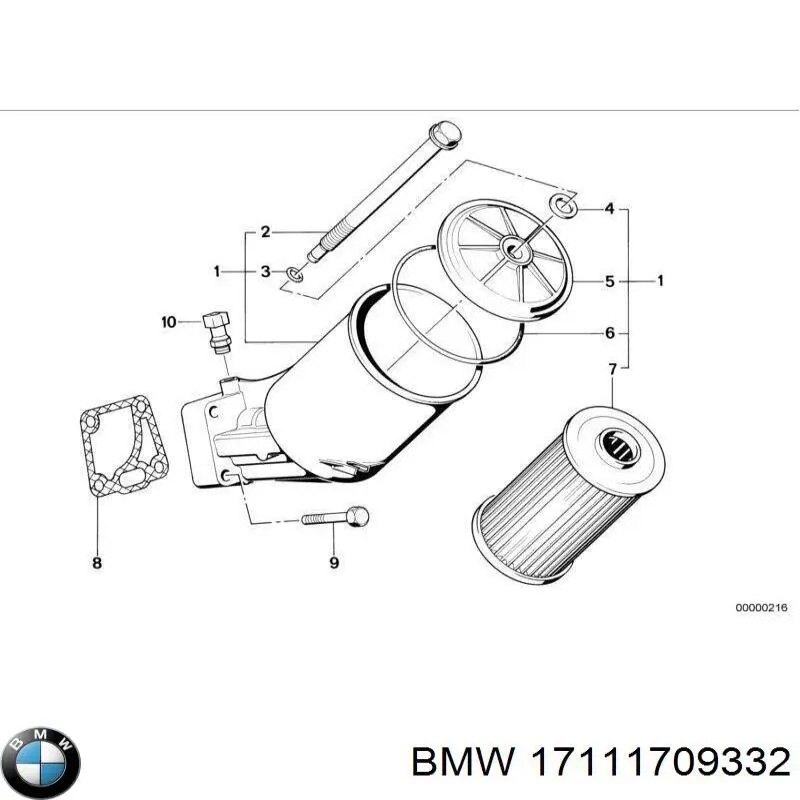 Compre 17111709332 BMW Consola inferior do radiador