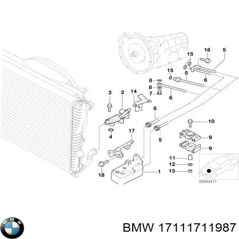 Vedante de tampa do gargalho de enchimento de óleo BMW 17111711987 preço, a partir de 2,02 USD