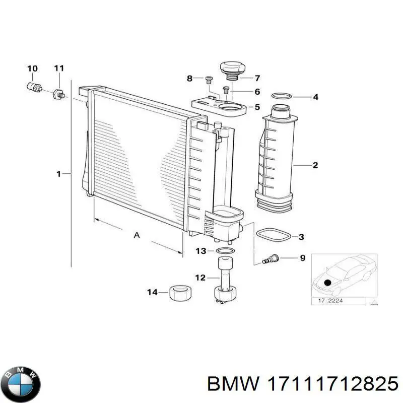  BMW 17111712825 preço, a partir de 32,88 USD