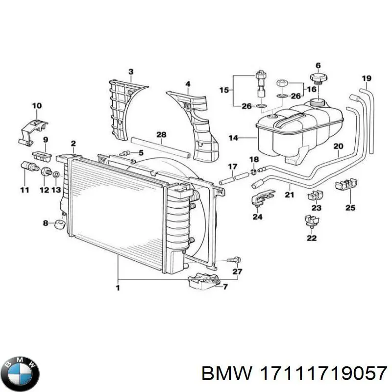Compre 17111719057 BMW 