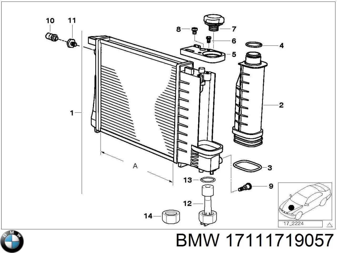 17111719057 BMW 