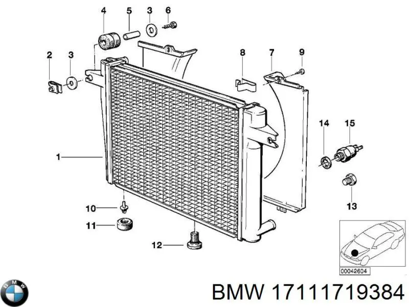 Compre 17111719384 BMW 