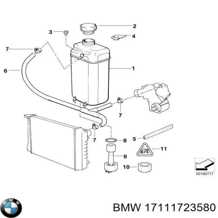 Compre 17111723580 BMW 
