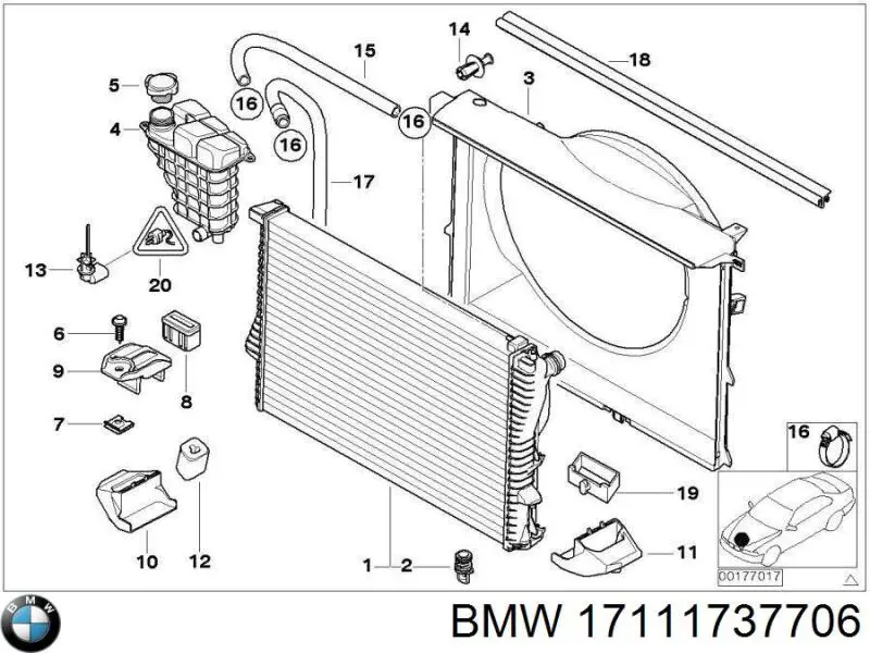  BMW 17111737706 preço, a partir de 20,67 USD