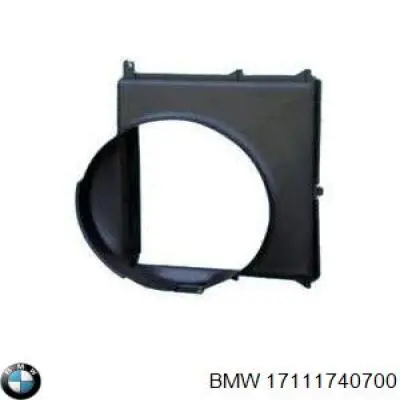 17111740700 BMW Difusor do radiador de esfriamento