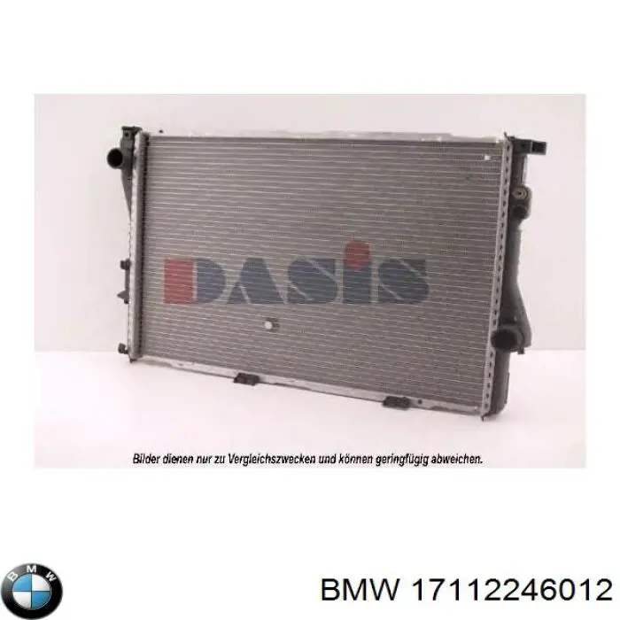 Radiador de esfriamento de motor BMW 17112246012 preço, a partir de 125,88 USD