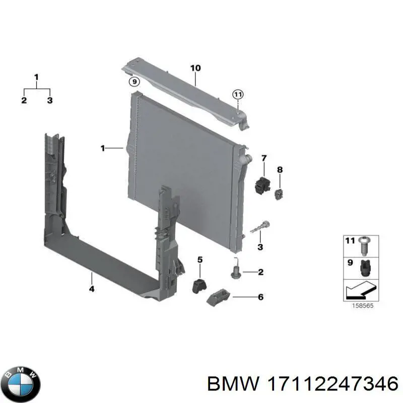 Tampa (tampão) do radiador BMW 17112247346 preço, a partir de 5,66 USD