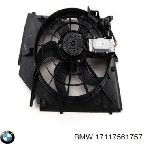 Difusor do radiador de esfriamento, montado com motor e roda de aletas BMW 17117561757 preço, a partir de 191,75 USD
