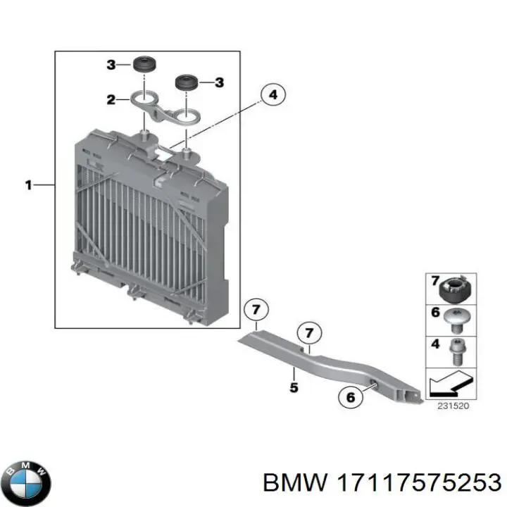 17117575253 BMW 