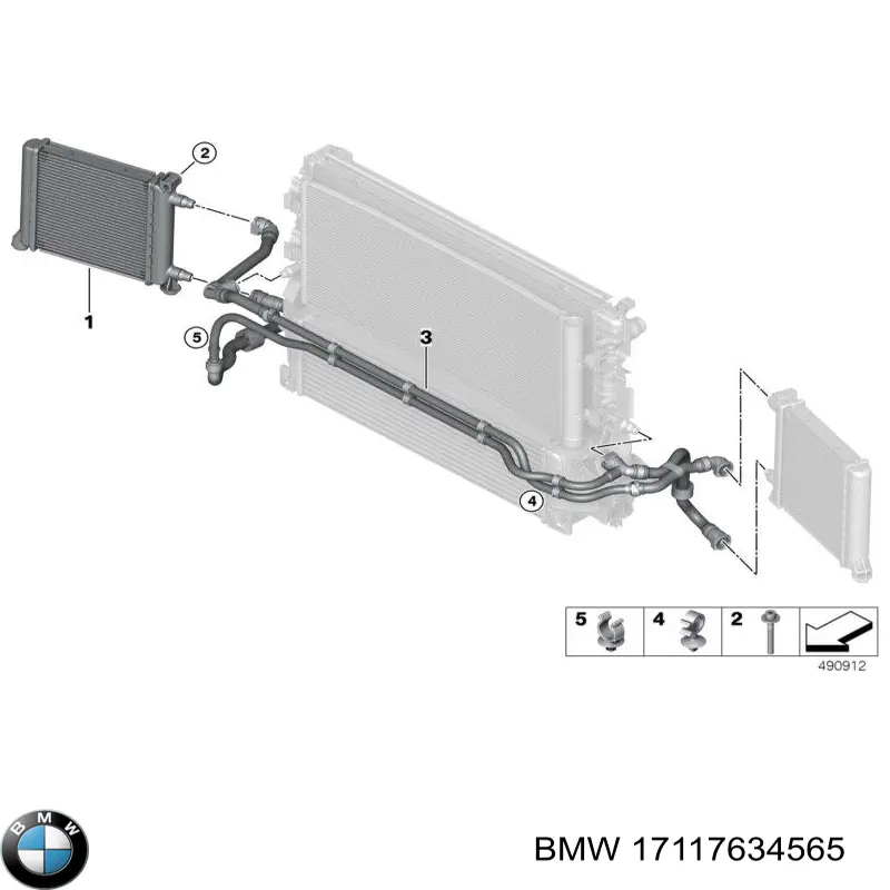 Compre 550235 NRF Radiador de esfriamento de motor adicional