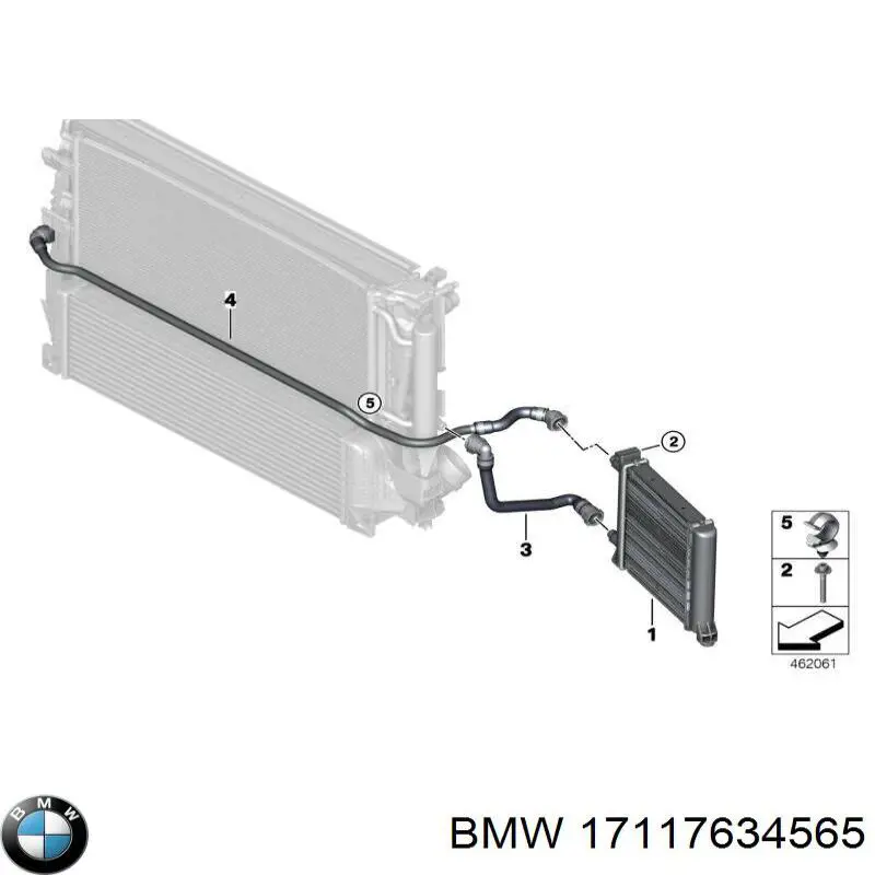 Radiador de esfriamento de motor adicional BMW 7634565 preço, a partir de 90,16 USD