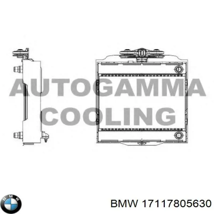 Radiador esquerdo de esfriamento de motor BMW 17117805630 preço, a partir de 207,94 USD