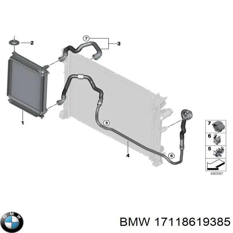 17118619385 BMW 