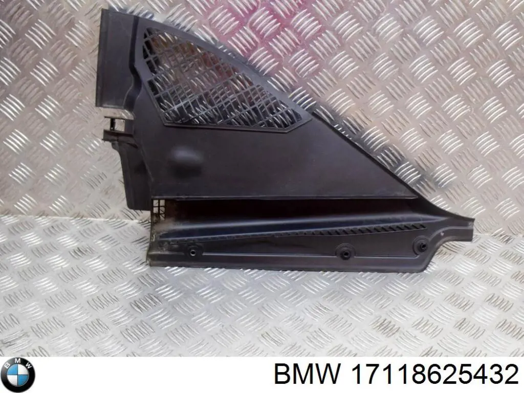 Compre 17118625432 BMW Conduto de ar/defletor do radiador, superior
