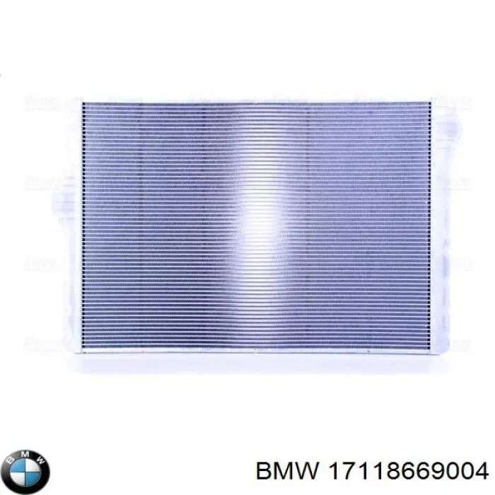17118669004 BMW Radiador de esfriamento de motor