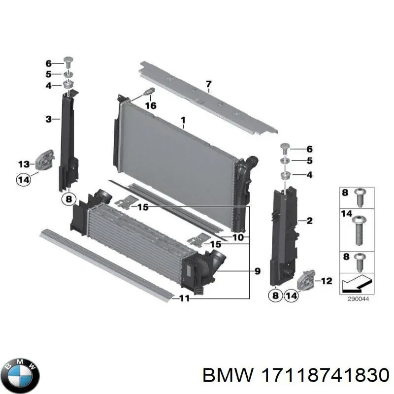 20C3081 Polcar Radiador de esfriamento de motor adicional