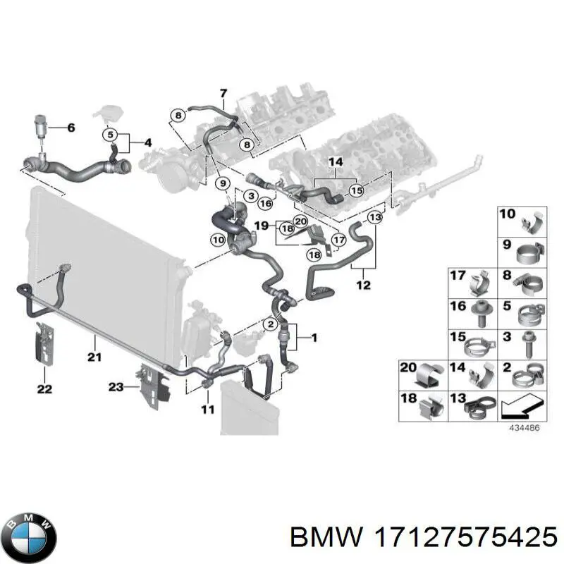  BMW 17127575425 preço, a partir de 261,54 USD