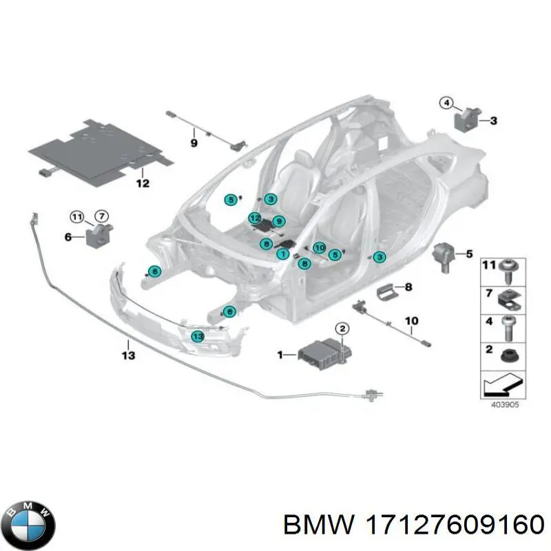 Compre 17127609160 BMW 