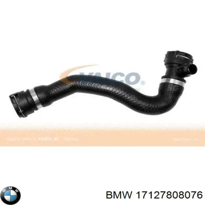 17127808076 BMW Mangueira (cano derivado) do radiador de esfriamento superior
