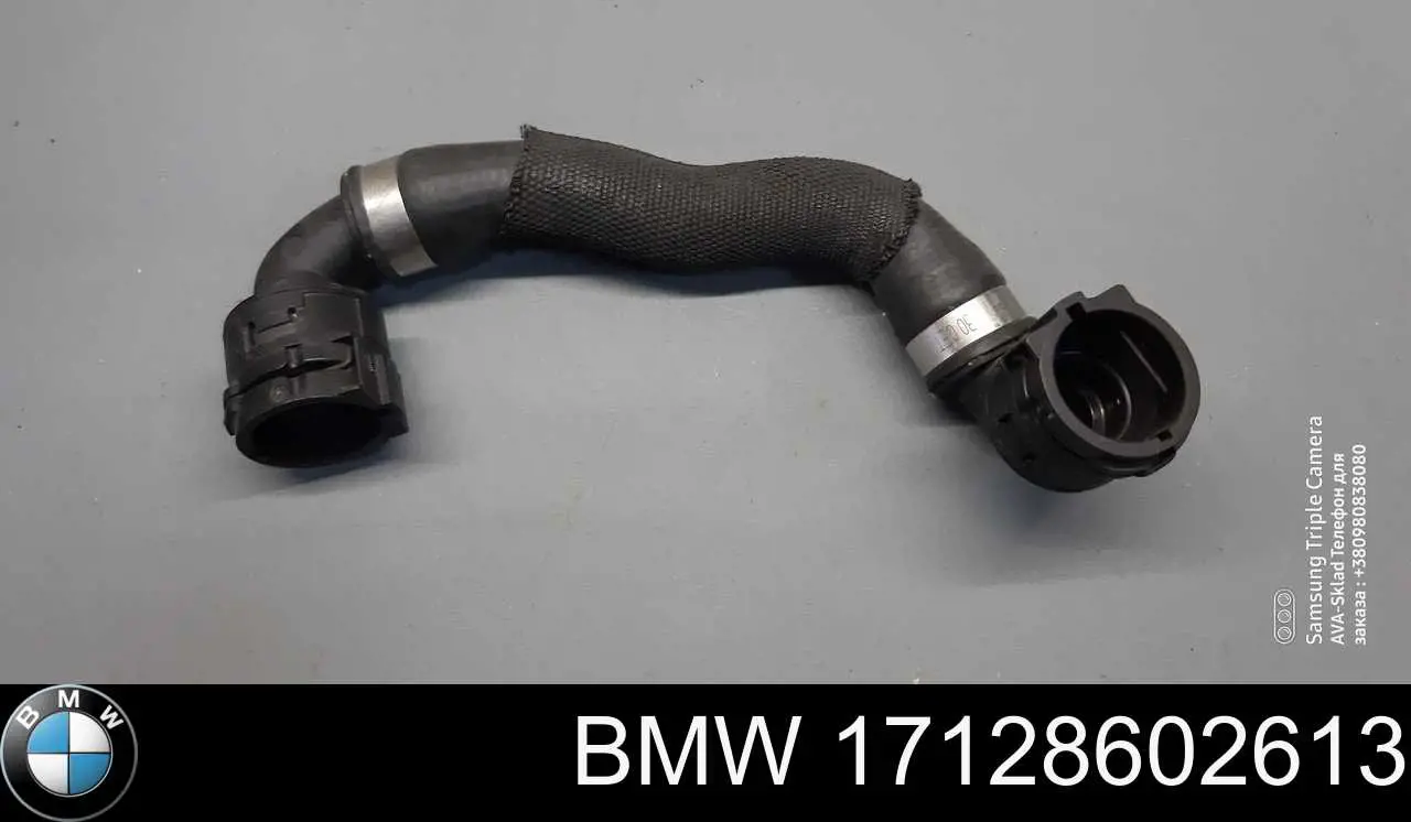 17128602613 BMW Mangueira (cano derivado) inferior do radiador de esfriamento
