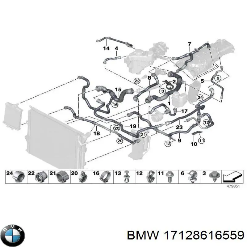  BMW 17128616559 preço, a partir de 15,61 USD