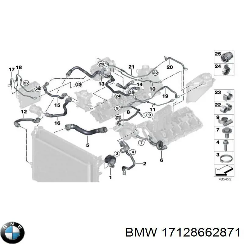  BMW 17128662871 preço, a partir de 68,89 USD