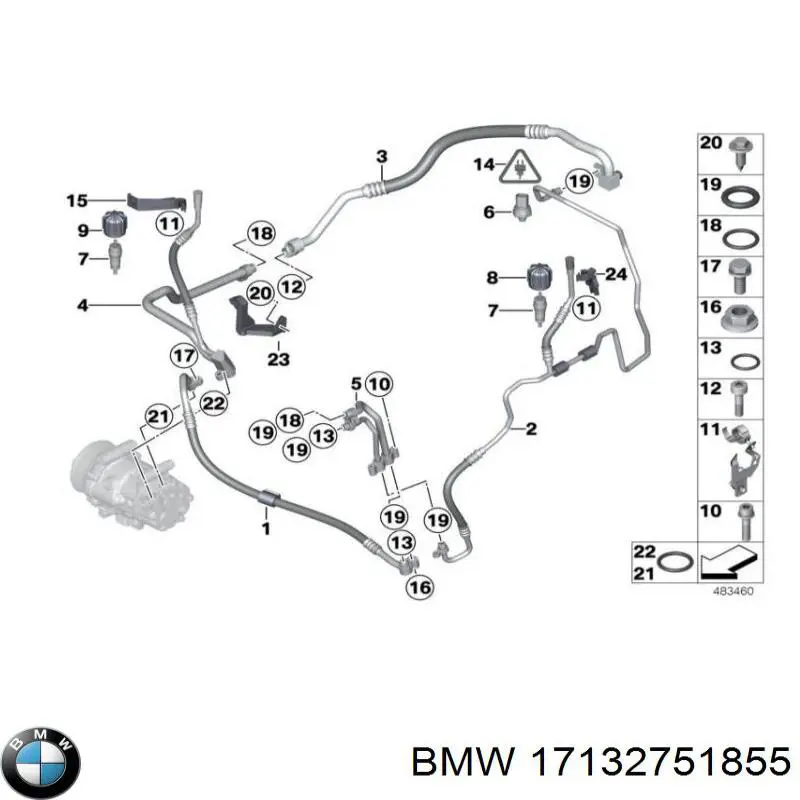  BMW 17132751855 preço, a partir de 5,96 USD