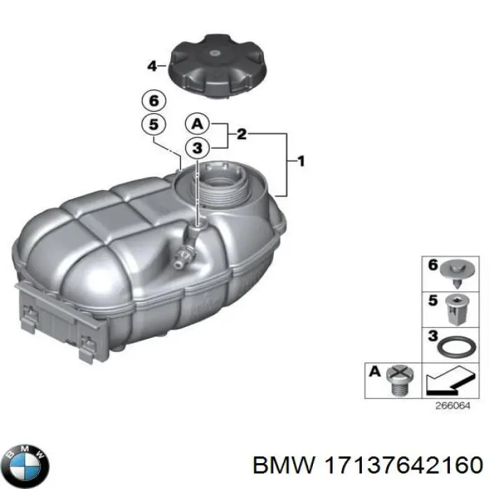Tanque de expansão do sistema de esfriamento Aslyx AS535784 preço, a partir de 61,40 USD