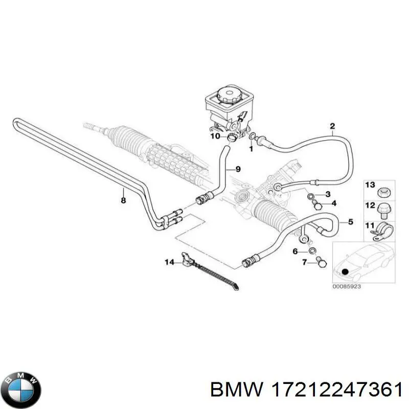Radiador da Direção hidrâulica assistida BMW 17212247361 preço, a partir de 109,35 USD