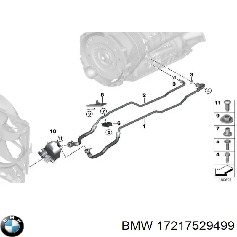 Radiador de esfriamento, Caixa Automática de Mudança BMW 17217529499 preço, a partir de 68,10 USD