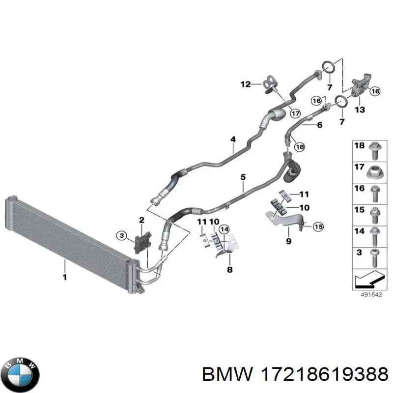 Radiador de esfriamento, Caixa Automática de Mudança BMW 17218619388 preço, a partir de 197,12 USD